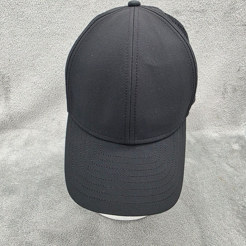 Melin A-Game Hydro Performance Snapback Hat Cap Black Waterproof Vented